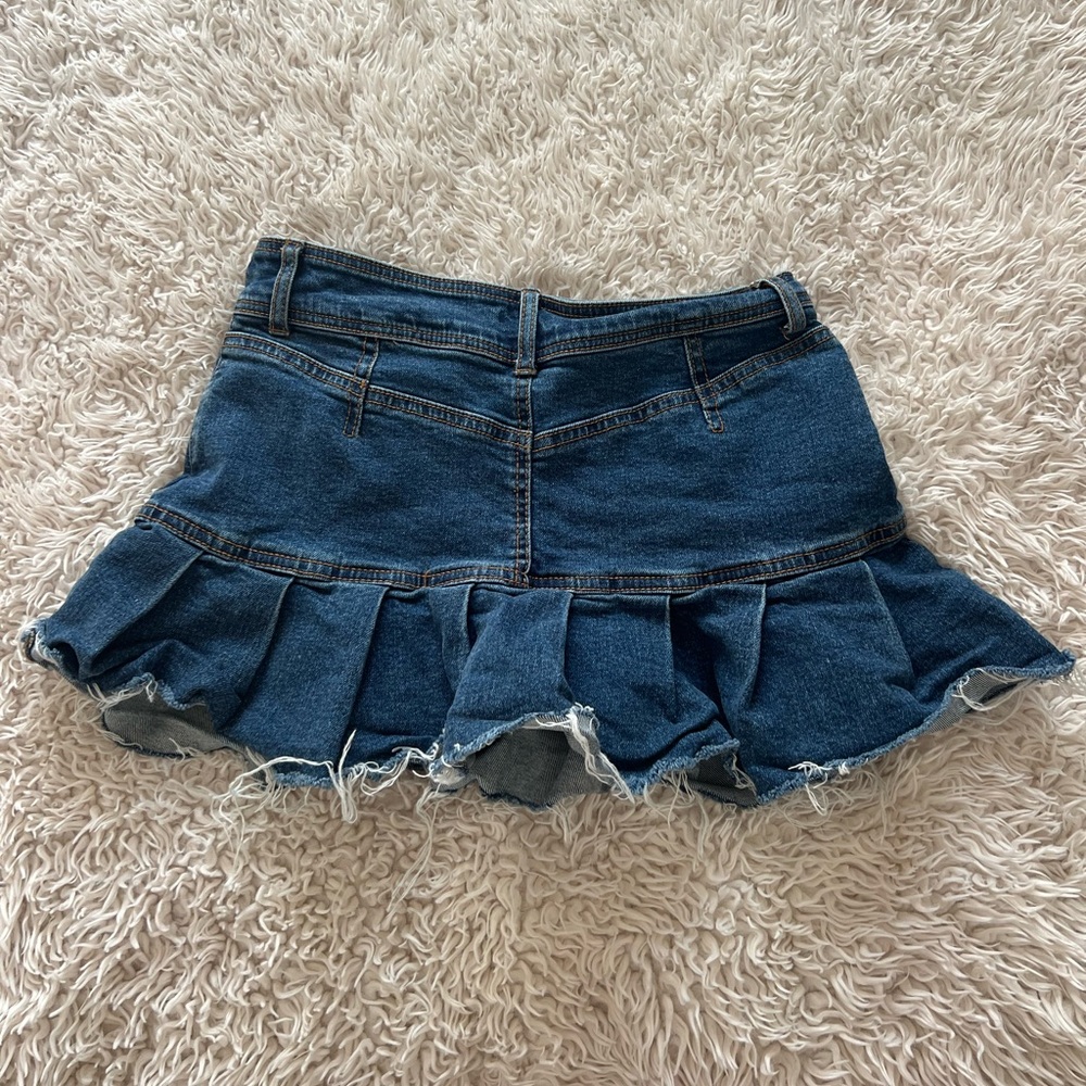 Wild Fable Demin Flared Skirt - Picture 5 of 6